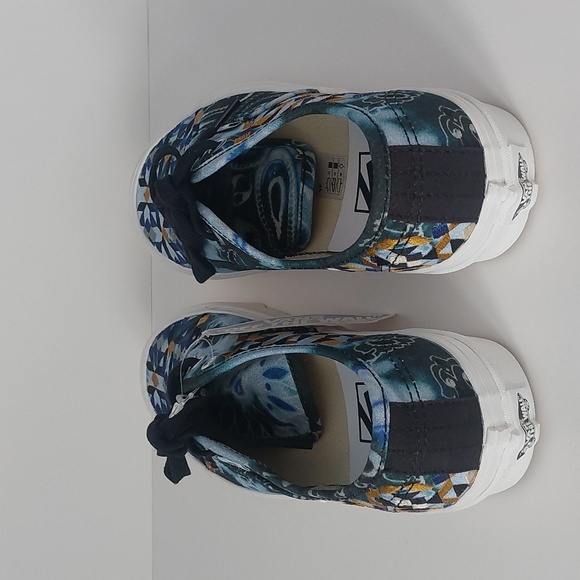 Vans Authentic 44 DX Mixed mosaic women's sneakers blue White size 6 - Picture 6 of 10